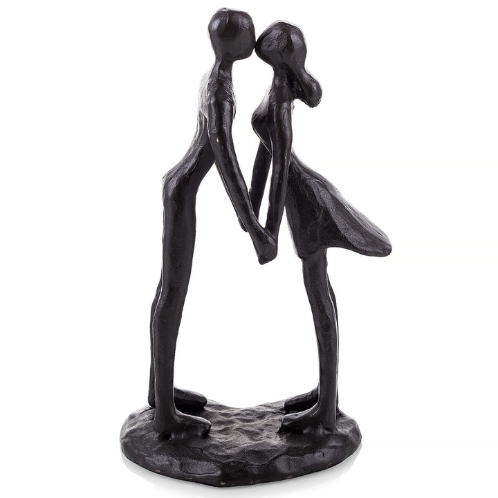Sziqiqi Paar Skulpturen Gusseisen Geschenk für Jubiläen Hochzeit Kleine Moderne Abstrakte Figur Deko