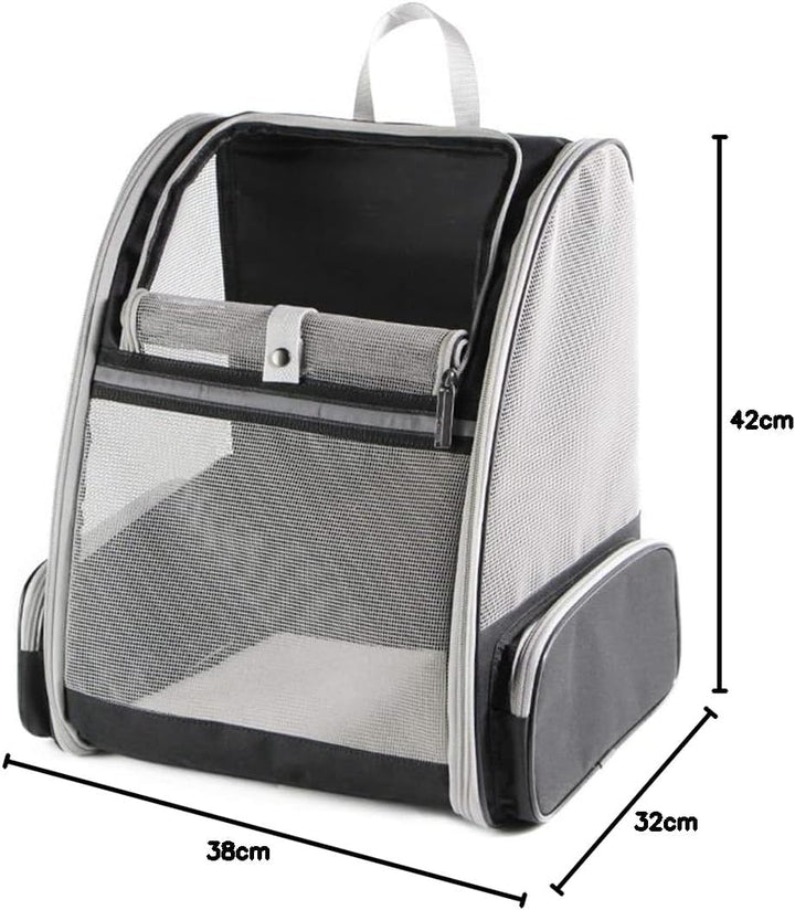 Kiepoar Haustiere Rucksack Transporttasche für Hunde Katzen 7.5kg, Grosse Tragbare Katzenrucksack Hu