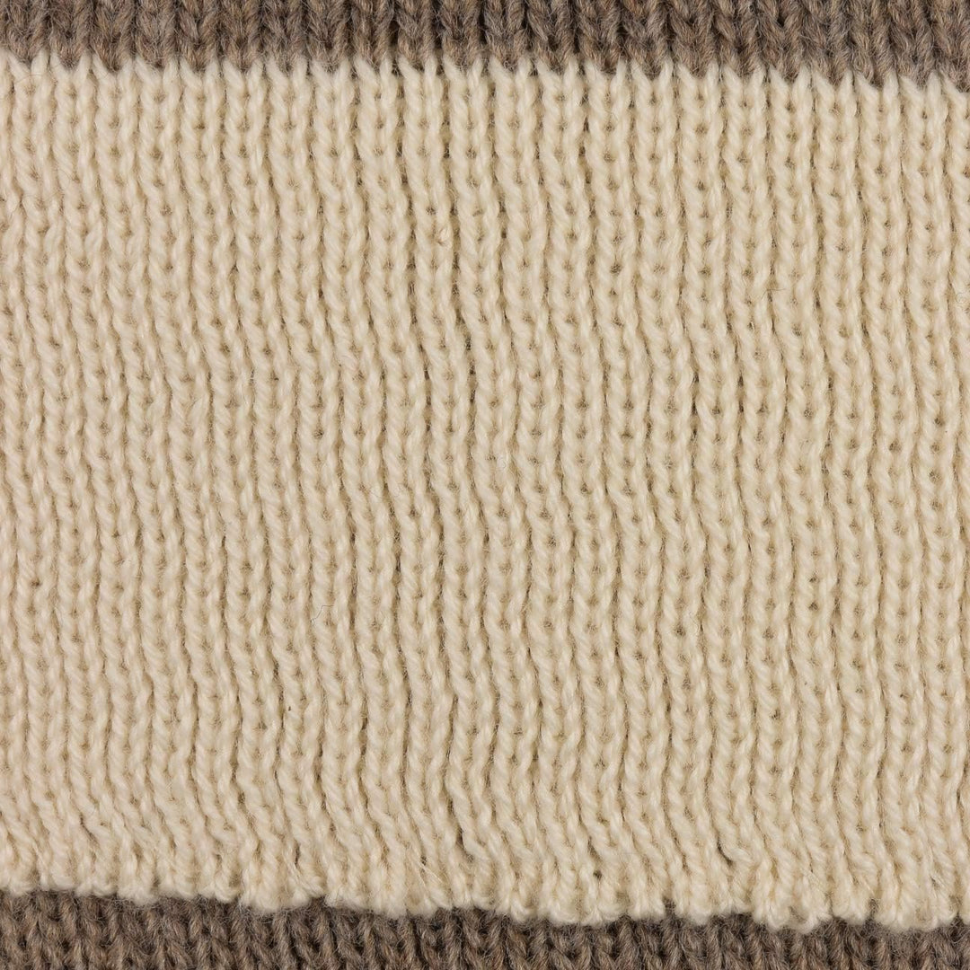 LIERYS Mono Stirnband Damen/Herren 8 cm breit - Made in Germany - dreilagiges Strickband gefüttert m