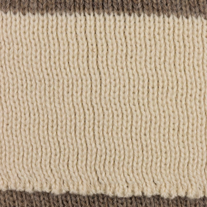 LIERYS Mono Stirnband Damen/Herren 8 cm breit - Made in Germany - dreilagiges Strickband gefüttert m