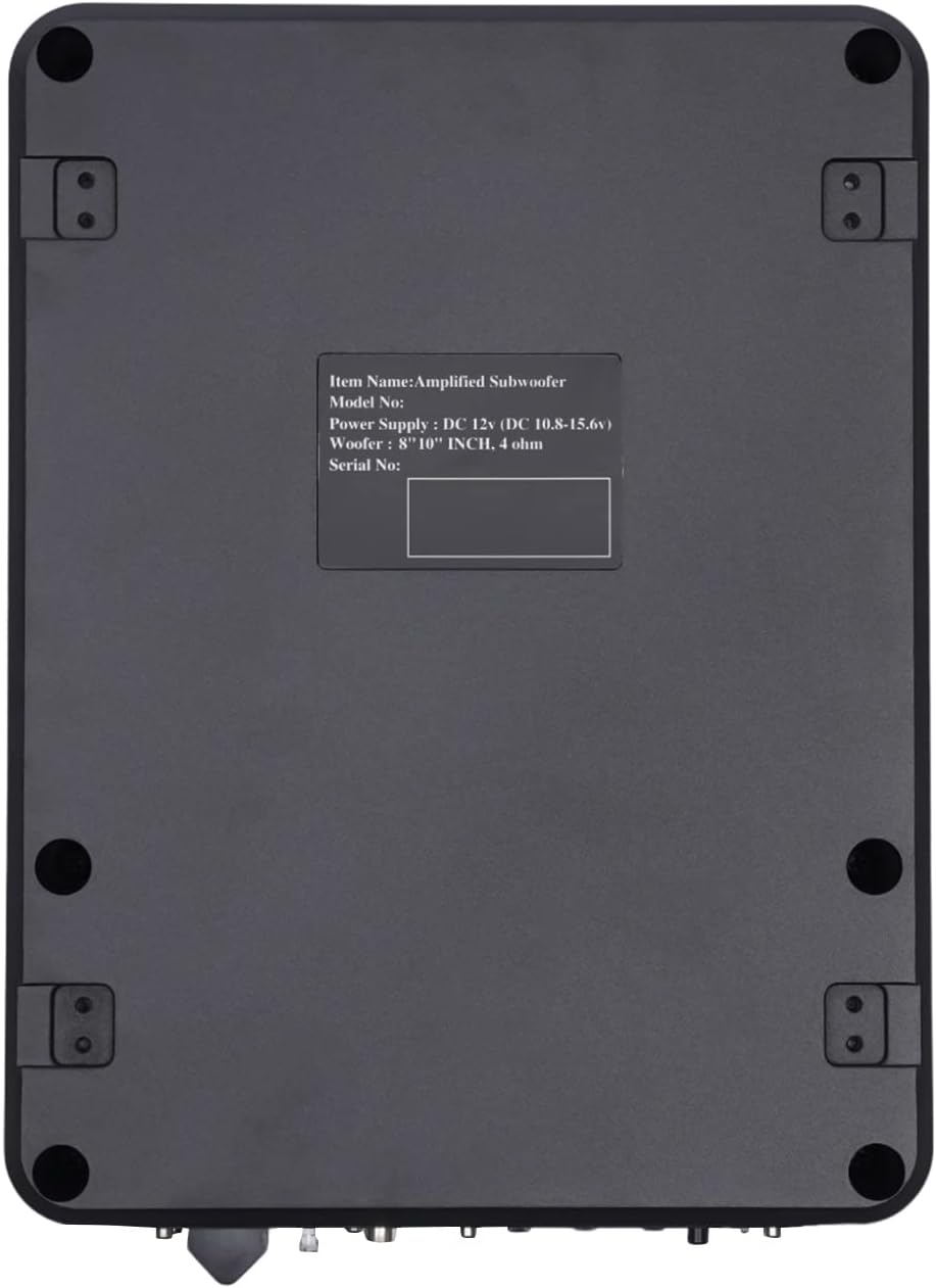 Auto Untersitz Subwoofer Kompakt Kfz Aktiv Bassbox Mit Kabel Set Car Audio Modifizierter UltradüNner