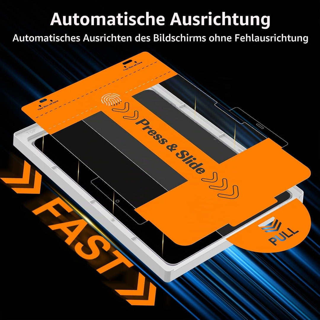 SPARIN 2 Stück Panzer Schutz Glas für iPad Pro 13 Zoll M4 (2024) Schutzfolie, Auto-Installation, Dis