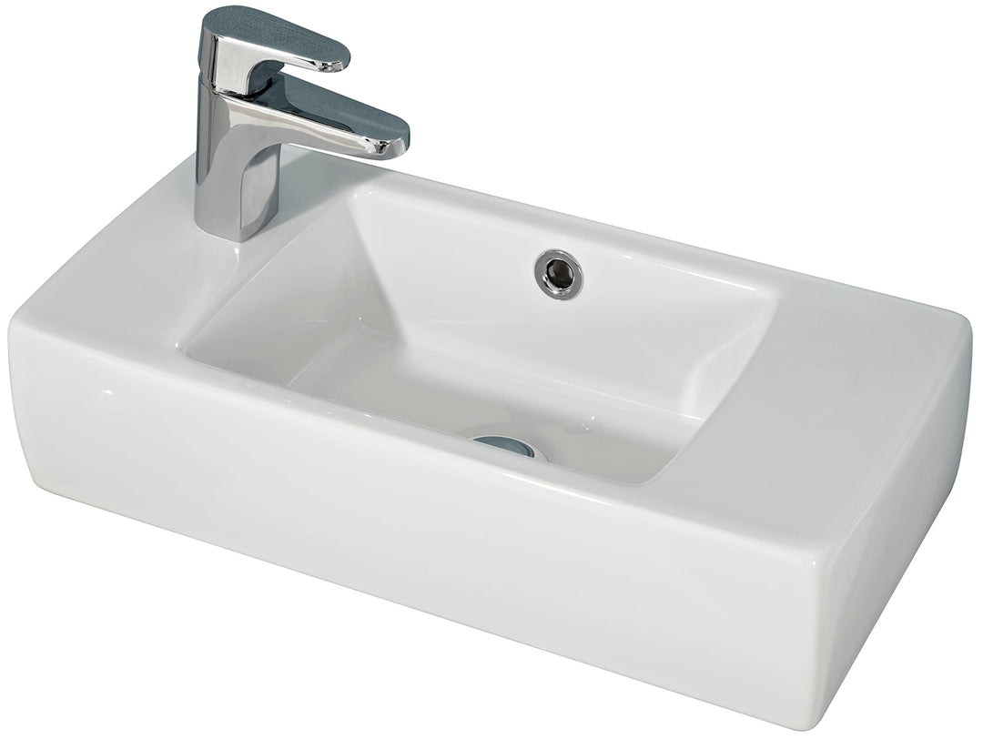 Pelipal Waschbecken aus Keramik Quickset 313 in Weiss, 50 cm breit | Keramik-Waschbecken