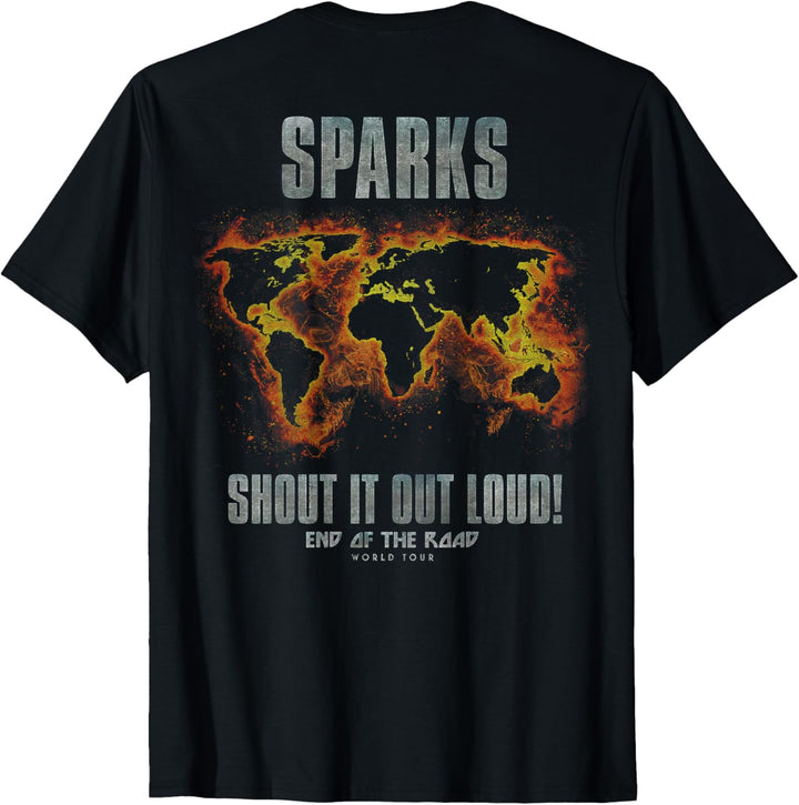 KISS - Exklusive offizielle End Of The Road Tour, Sparks T-Shirt
