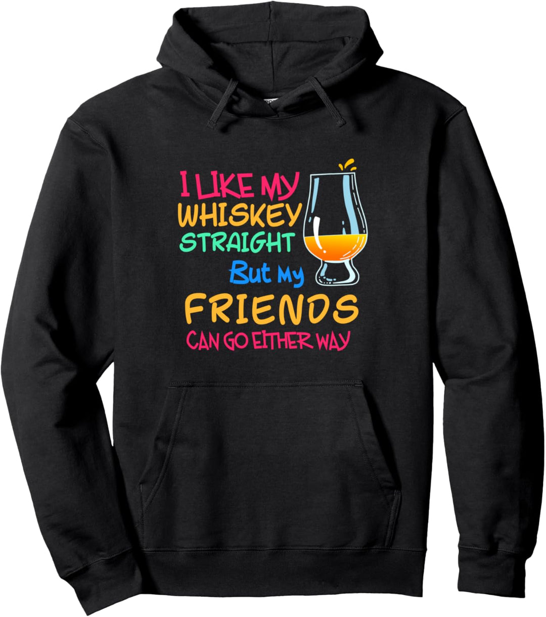 Whisky Geschenk Ich mag meinen Whisky Straight Pullover Hoodie