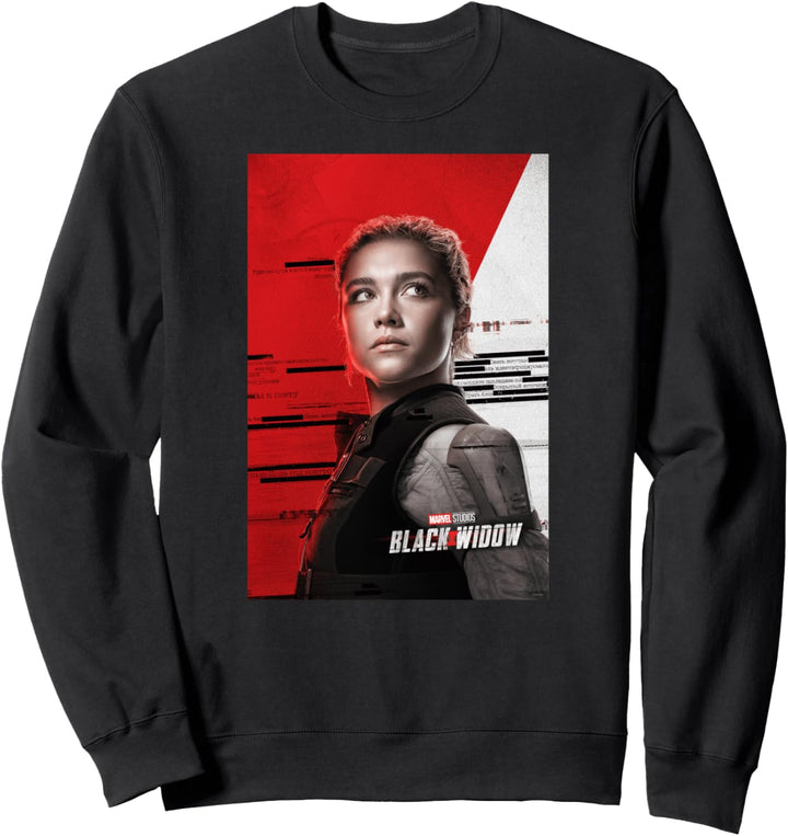 Marvel Black Widow Yelena Belova Teaser Movie Poster Sweatshirt