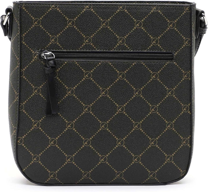 Tamaris Umhängetasche TAS Anastasia 30103 Damen Handtaschen Karo Einheitsgrösse Fango 932, Einheitsg