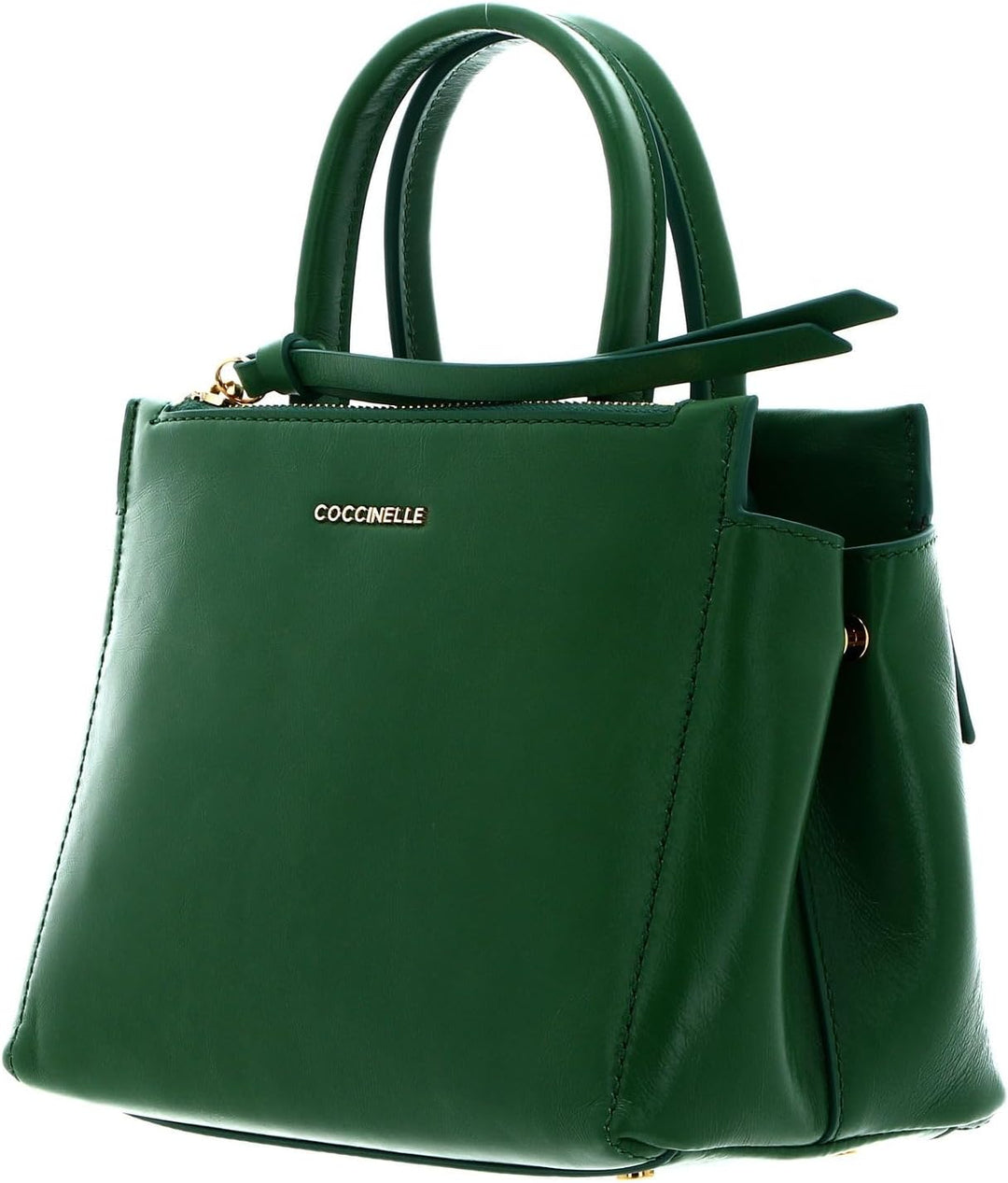 Coccinelle Arlettis Rock Handbag Craquele Leather Peppermint