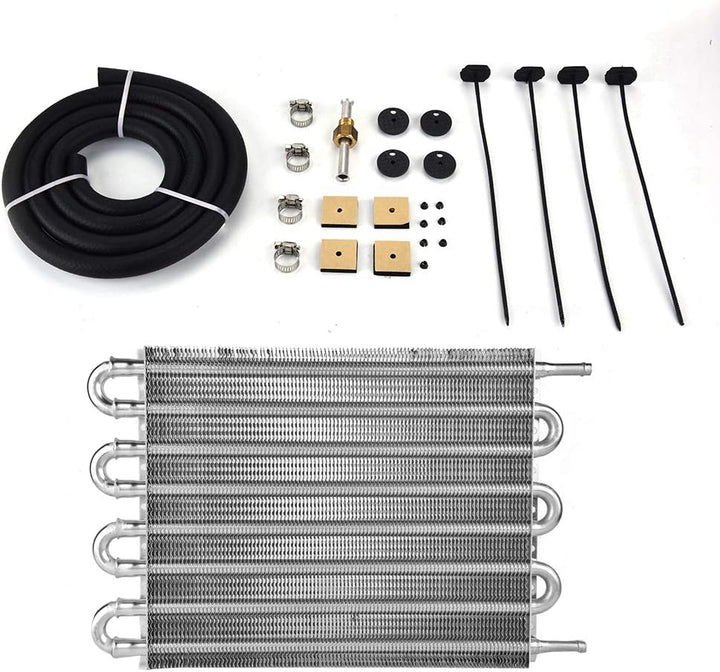 Auto-Ölkühler 8-reihiges Ferngetriebe-Ölkühler-Kit Auto-manueller Kühler-Konverter-Ölkühler-Kit