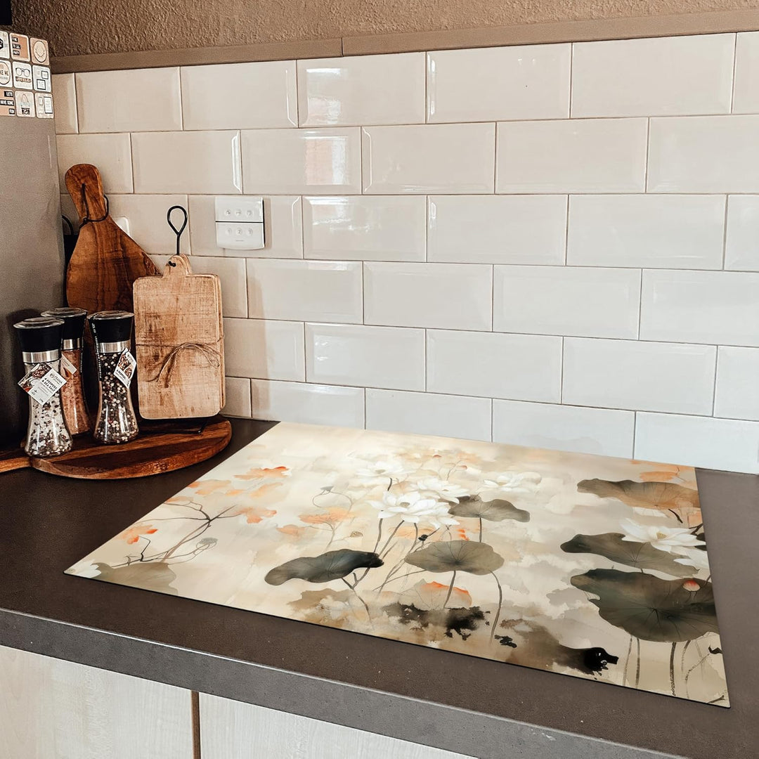 Herdabdeckplatte 70x52 cm Einteilig Abdeckplatten Cerankochfeld Abdeckung Ceranfeld Herdplattenabdec