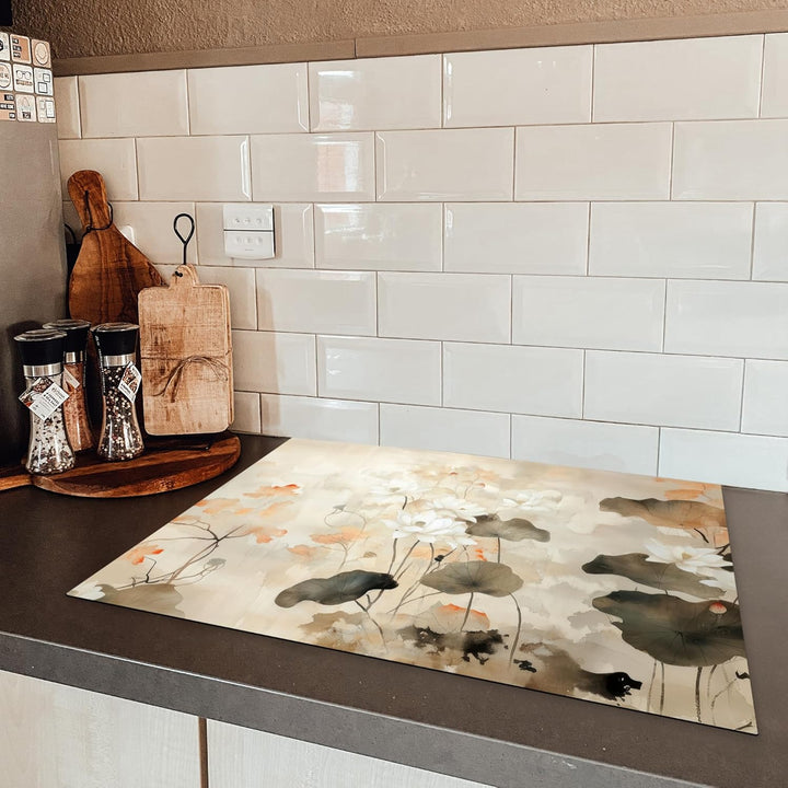 Herdabdeckplatte 70x52 cm Einteilig Abdeckplatten Cerankochfeld Abdeckung Ceranfeld Herdplattenabdec