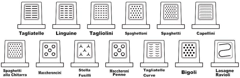 Sirge PASTABUONA Teigmaschine 260 W - 13 Trafil - bis zu 720 g Teig - Automatisch und auch mit Ruhez