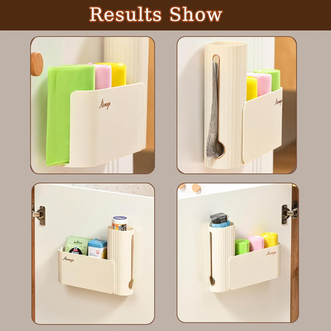 Müllsack Organisator Wand, Wandmontierter Trash Bag Organizer, Wand Montierter Müllsack Spender, Sel