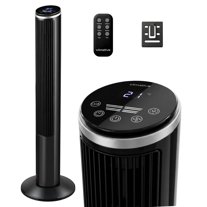 Turmventilator 102cm Standventilator mit Ionisator & Aroma-Clip IONIC, 5,8 m/s Wind, 90° Oszillation