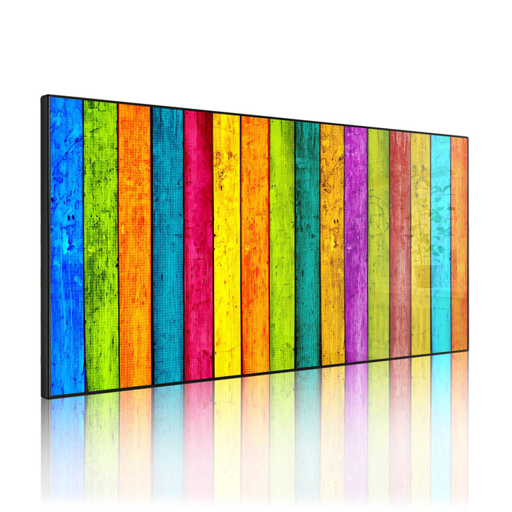 banjado Magnettafel schwarz 78 x 37cm / Magnetwand Metall/Magnetpinnwand als Memoboard/Pinnwand Magn