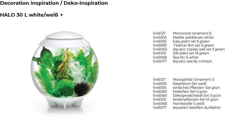 biOrb 46127 Moorgehölz Ornament S - stilvolle Aquariumdekoration in Holz-Optik in lebensechtem 360-G