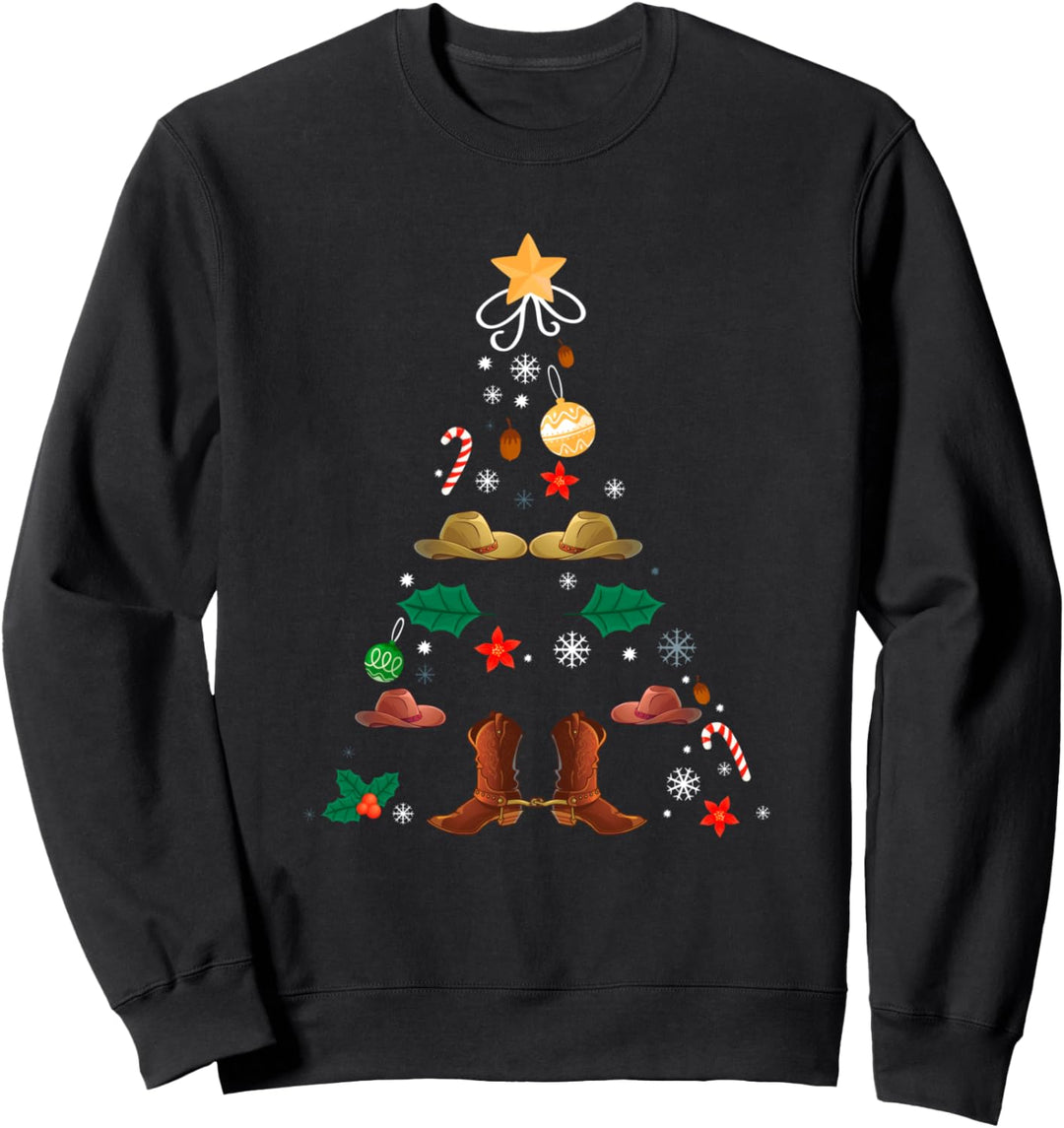 Weihnachtsbaum Weihnachten Neujahr Line Dance Xmas Winter Sweatshirt