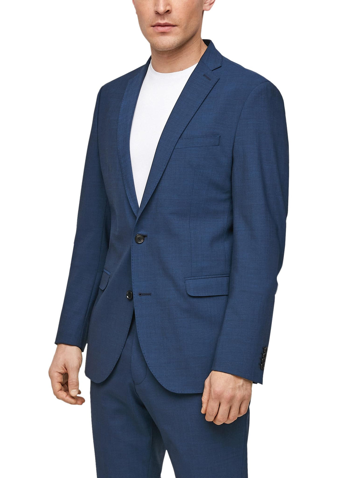 s.Oliver Slim Fit: Sakko mit Hyperstretch 40 Blau, 40 Blau