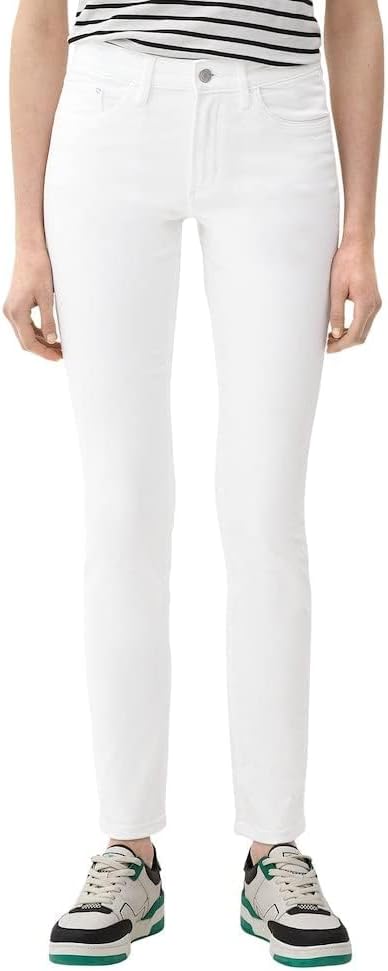s.Oliver Damen Jeans, Betsy Slim Fit 32 Weiss, 32 Wei&#xDF;