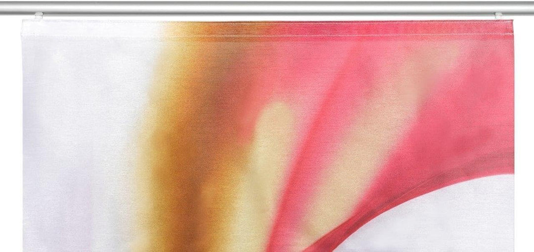 Home Fashion Rosy Schiebevorhang Digitaldruck, Stoff, rosa, 245 x 60 cm