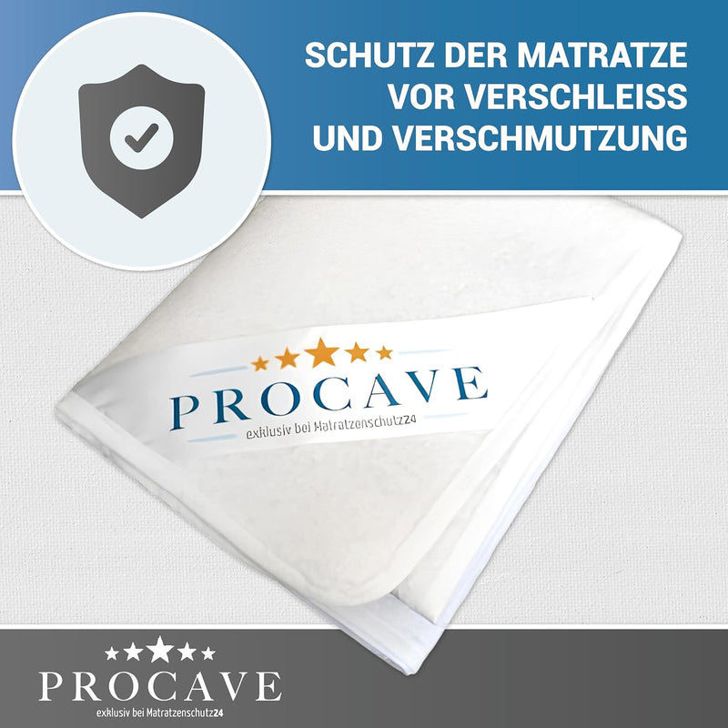 PROCAVE | Hochwertiger Filzschoner für Lattenrost | Schützende Matratzenunterlage 50x100 cm | Atmung