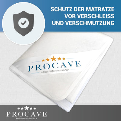 PROCAVE | Hochwertiger Filzschoner für Lattenrost | Schützende Matratzenunterlage 200x210 cm | Atmun