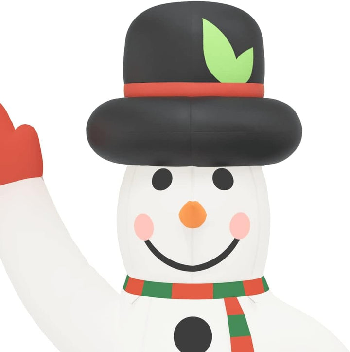 Hommdiy Aufblasbarer Schneemann mit LEDs 805 cm Schneemann 805 cm, Schneemann 805 cm