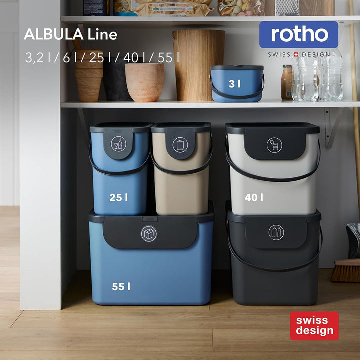 Mülltrennungssystem 40l für die Küche