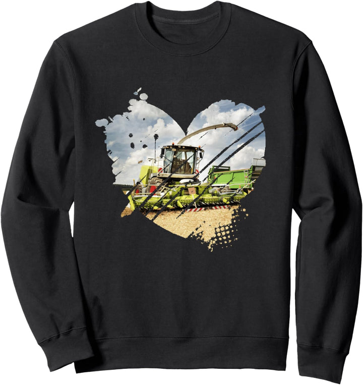 Mais häckseln Landwirt Bauer Landwirtschaft Mais-Häcksler Sweatshirt