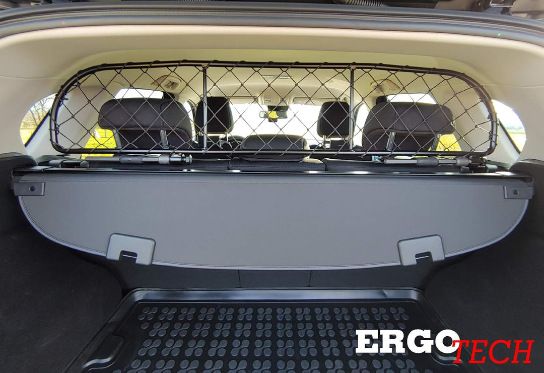 ERGOTECH Trennnetz Trenngitter kompatibel mit Mazda CX-5 (ab BJ 2017-) RDA65-XS8, für Hunde und Gepä