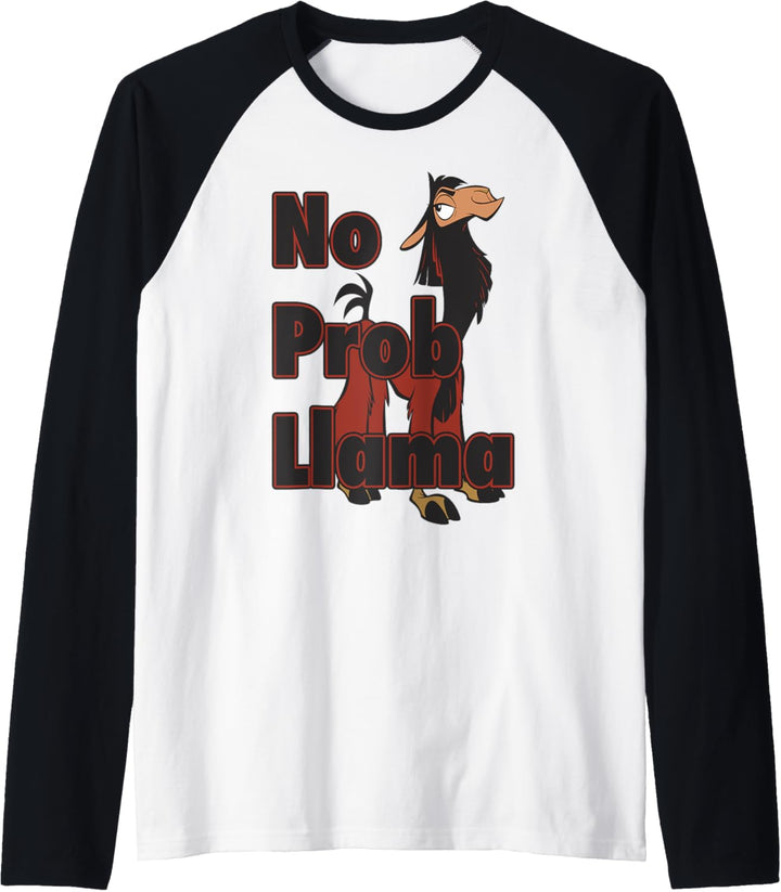 Disney Emperor's New Groove Kuzco No Prob Llama Raglan