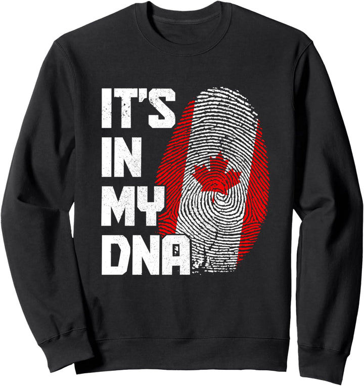 Kanada It's In My DNA Kanadische Flagge Pride Roots Sweatshirt