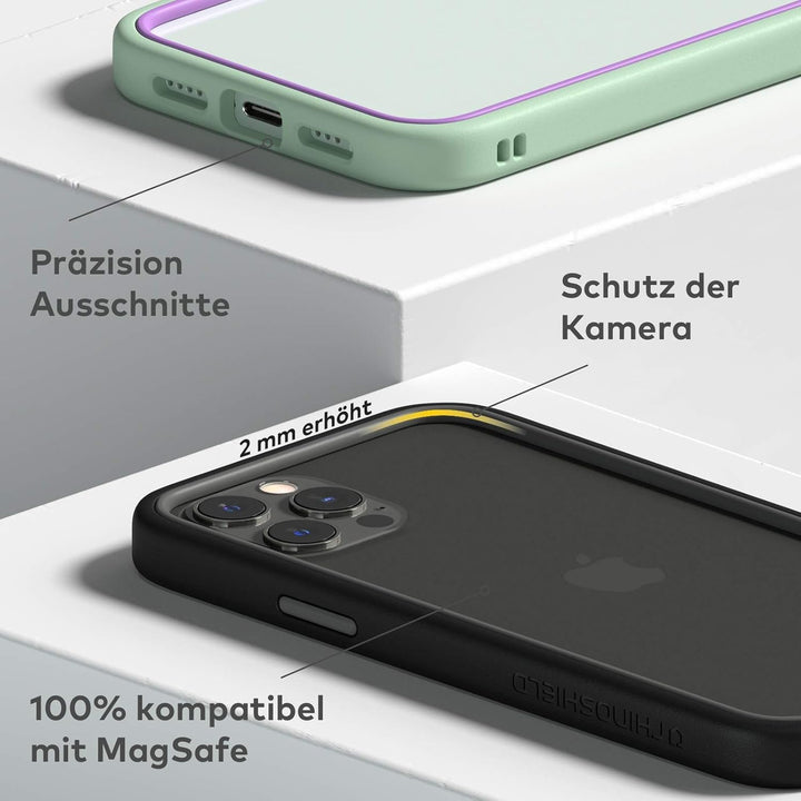 RhinoShield Modulares Case kompatibel mit [iPhone 12 Pro Max] | Mod NX - Anpassbare & stossdämpfende