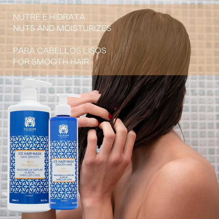 Válquer Ice Hair Mask glattes Haar - 1.000 ml Geruchlos 1000 ml (1er Pack), Geruchlos 1000 ml (1er P
