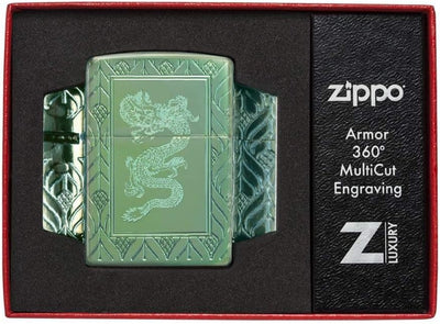 Zippo Dragon Feuerzeuge Farbig Design, Farbig Design