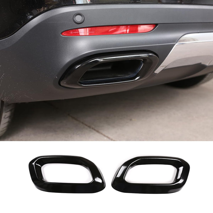 METYOUCAR Auspuffrohr-Auspuffblende aus Edelstahl für Benz GLE GLC GLS W167 X253 X167 2020 2021 Auto