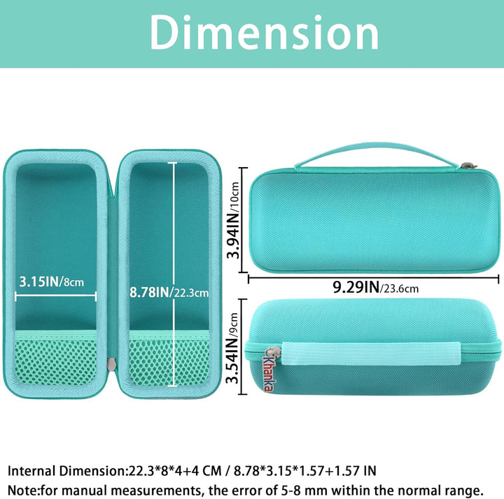Khanka Hart Tasche für Ortizan X10 Bluetooth Lautsprecher Tragbarer IPX7 Wasserdichter Kabelloser La
