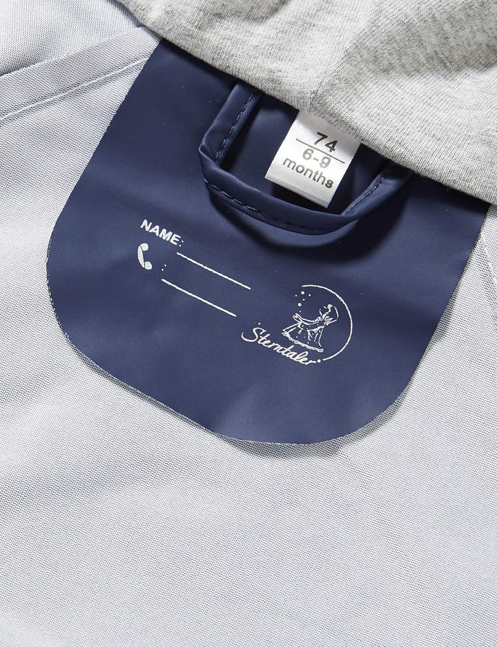 Sterntaler Unisex Kinder Regenjacke Ungefüttert Regenmantel 80 marine, 80 marine
