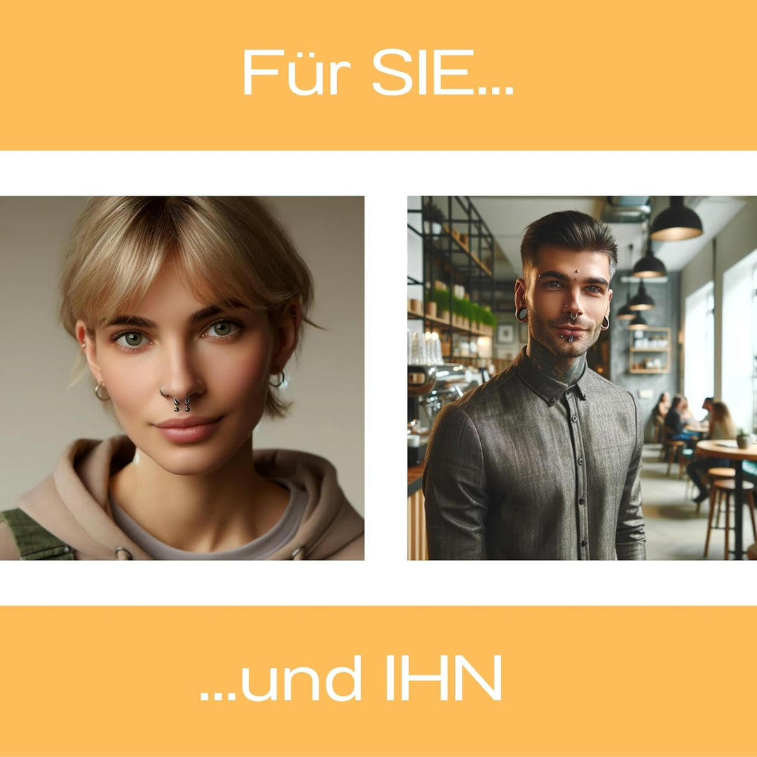 Kugelhalterpinzette F1 - für Kugeln ab 4 mm - selbsthaltend, Länge 11 cm - Piercing Kugel Aufdreher