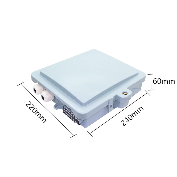 PNGKNYOCN 12 zentrale Faser Verteilerbox, FTTH Faser Abschluss Splitter Box, Geeignet für Innen Auss