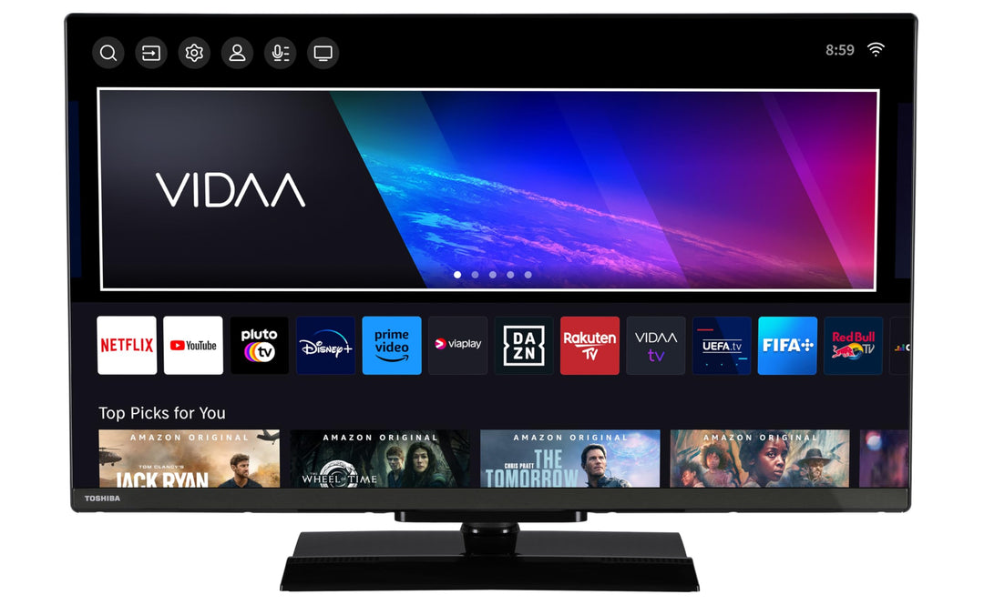 Toshiba 32WV3E63DAZ 32 Zoll Fernseher/VIDAA Smart TV (HD Ready, HDR, Triple-Tuner, Bluetooth, Dolby