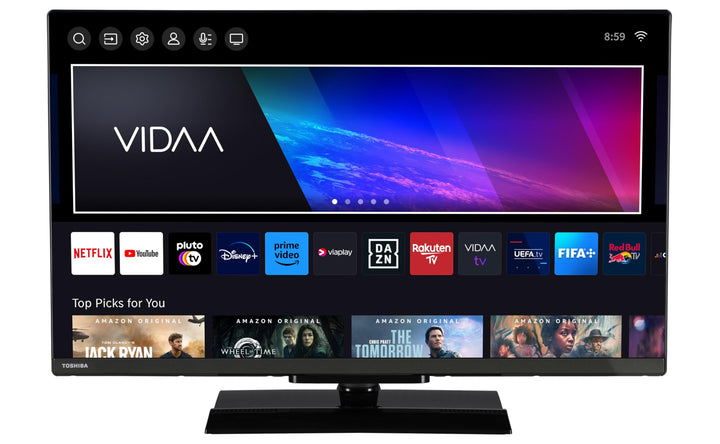 Toshiba 32WV3E63DAZ 32 Zoll Fernseher/VIDAA Smart TV (HD Ready, HDR, Triple-Tuner, Bluetooth, Dolby