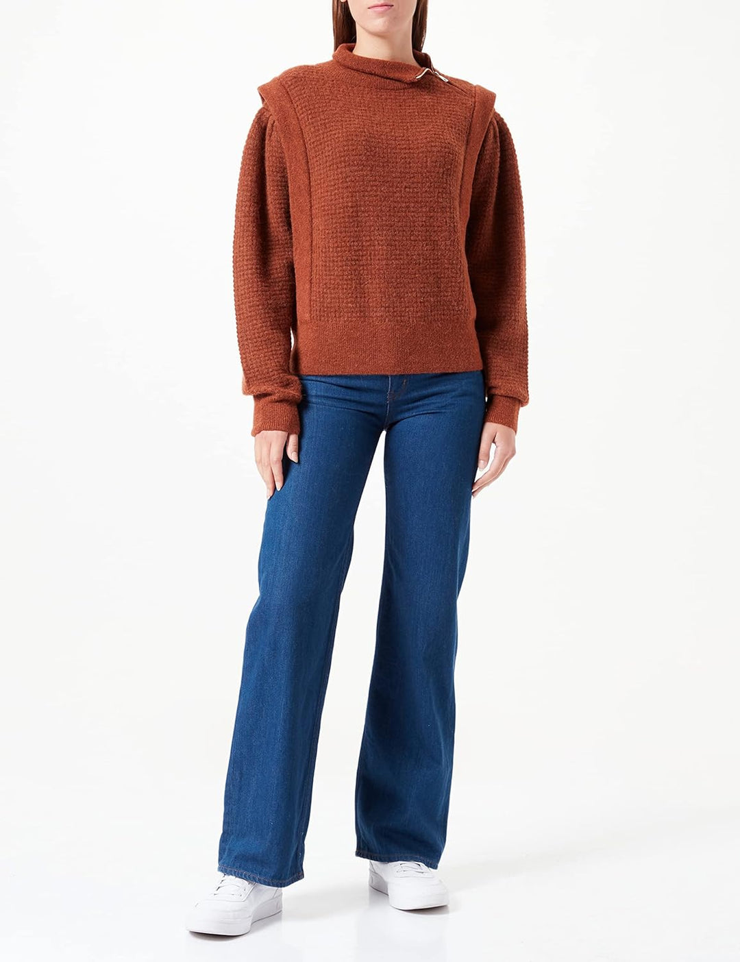 BOSS Damen C_farmenia Sweater, Medium Brown
