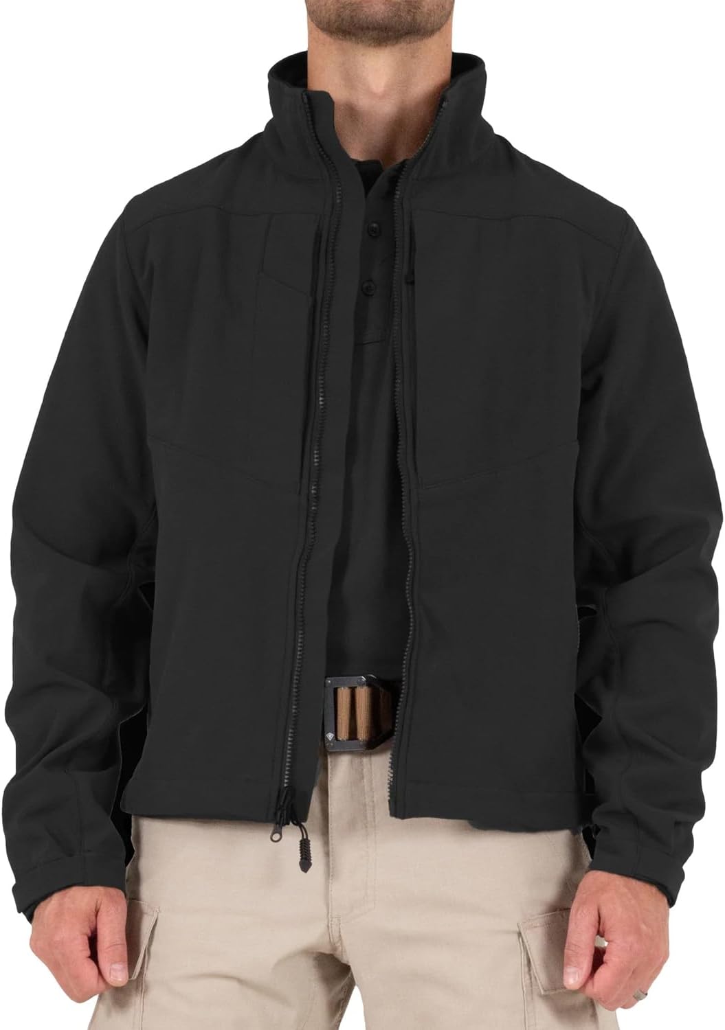 First Tactical Herren Tactix Series Softshell Duty Jacke Schwarz Large / Regular, Schwarz Large / Re