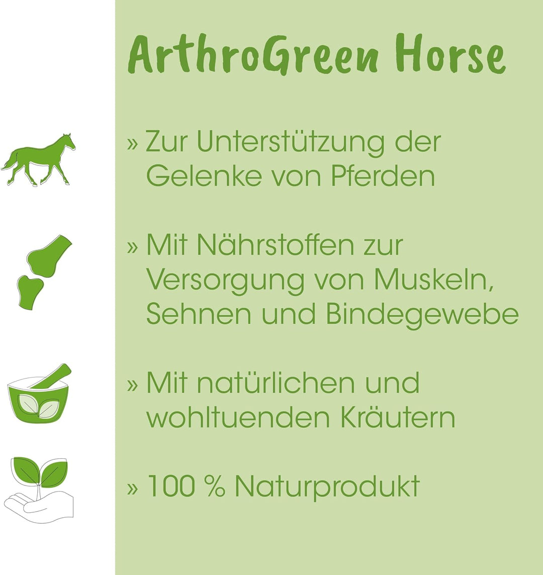 ArthroGreen Horse 2 kg | Natürlich gesunde Gelenke für Pferde, 2 kg