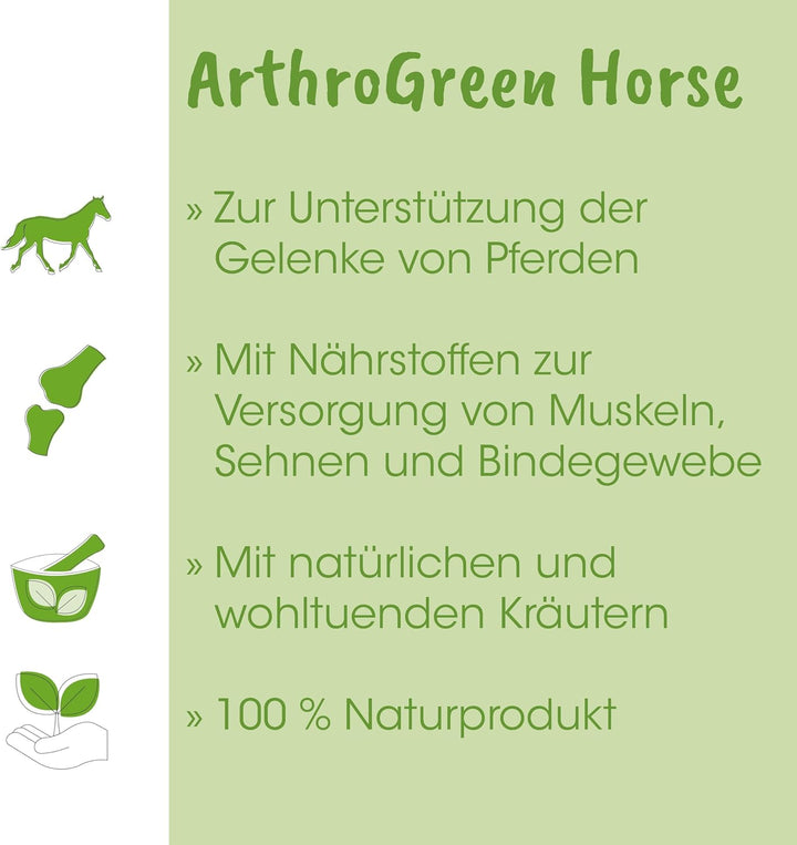 ArthroGreen Horse 2 kg | Natürlich gesunde Gelenke für Pferde, 2 kg