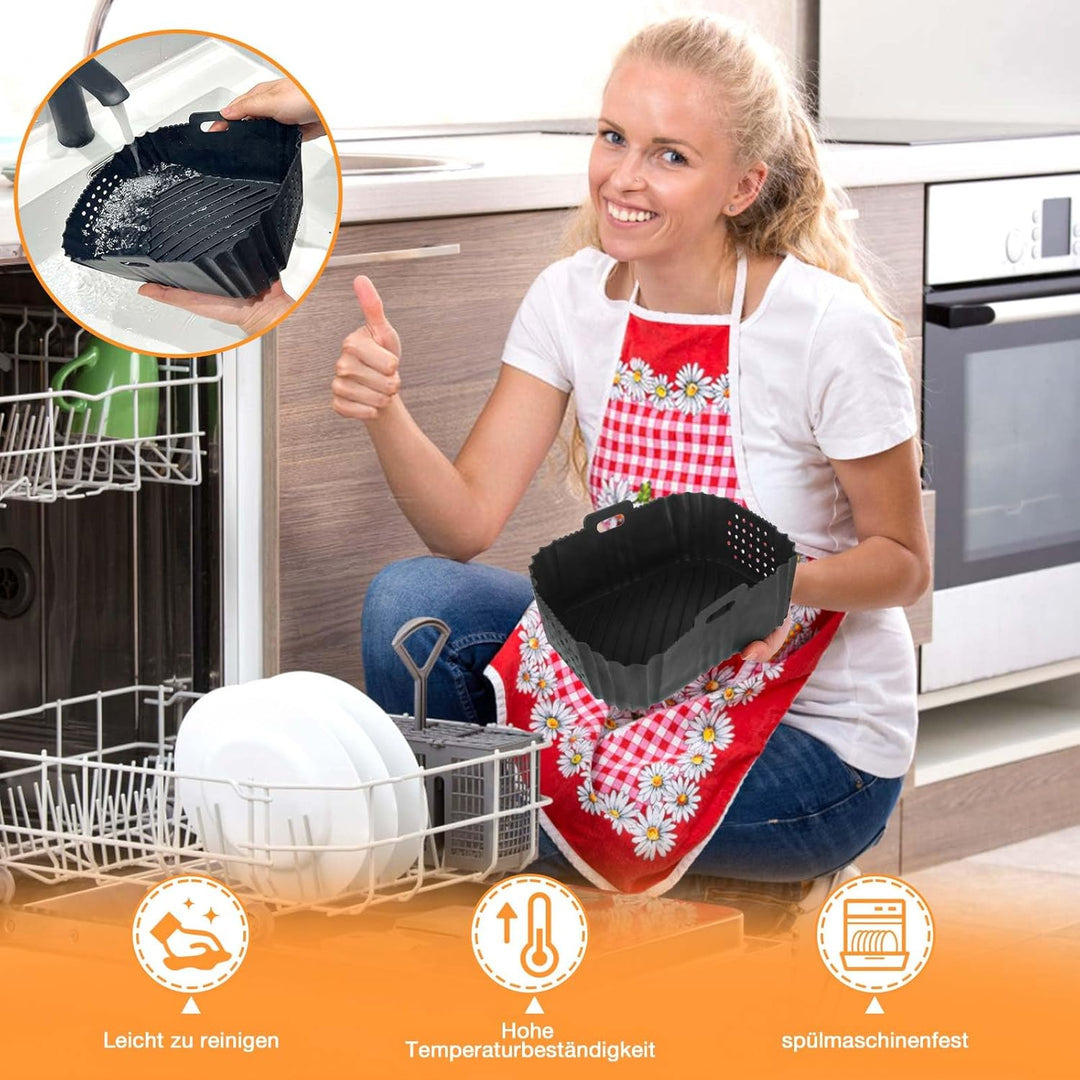 Ninja Heissluftfritteuse Zubehör - 21Pcs Airfryer Zubehör für Ninja SL400EU AF400EU AF300EU AF500EU