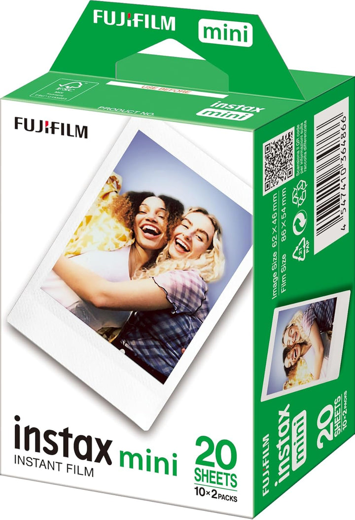 INSTAX Mini Film Standard (20/PK) 20 shot,White border, 20 shot,White border