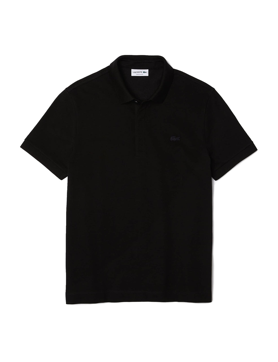 Lacoste Herren Short Sleeve Regular Fit Soild Polo Polohemd S Black (031), S Black (031)