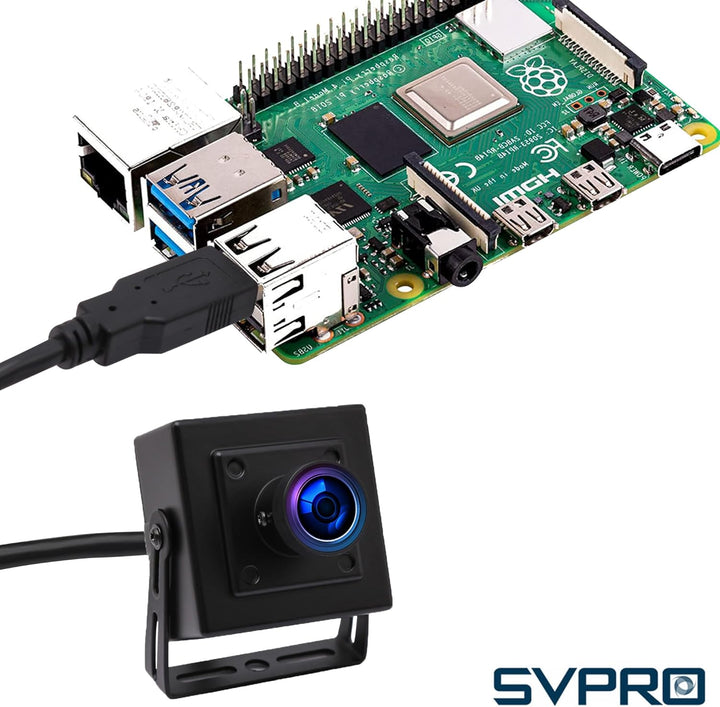 Svpro 5MP 30FPS USB Kamera IMX335 Sensor Fisheye Webcam - für 3D Drucker, Lasergravierer, Machine Vi